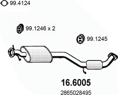 ASSO 16.6005 - Средно гърне vvparts.bg