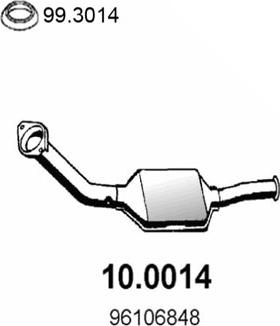 ASSO 10.0014 - Катализатор vvparts.bg