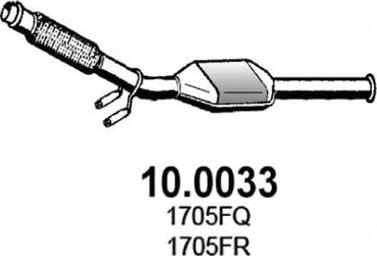 ASSO 10.0033 - Катализатор vvparts.bg