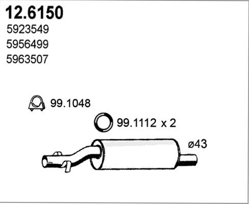 ASSO 12.6150 - Средно гърне vvparts.bg