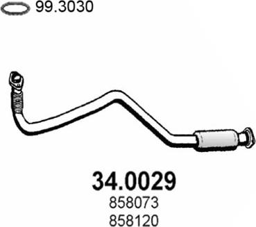 ASSO 34.0029 - Катализатор vvparts.bg