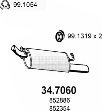 ASSO 34.7060 - Крайно гърне vvparts.bg