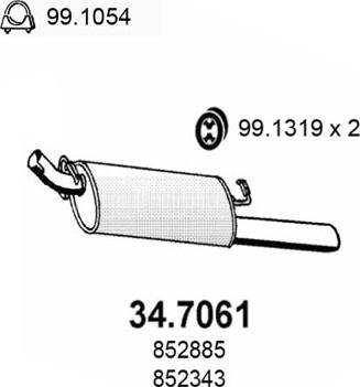 ASSO 34.7061 - Крайно гърне vvparts.bg