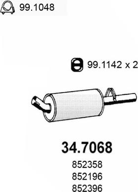 ASSO 34.7068 - Крайно гърне vvparts.bg