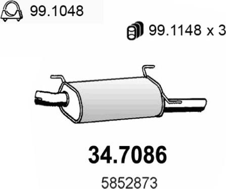 ASSO 34.7086 - Крайно гърне vvparts.bg