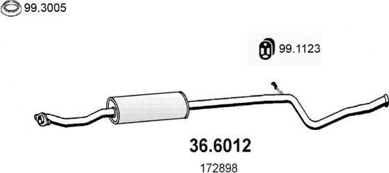 ASSO 36.6012 - Средно гърне vvparts.bg