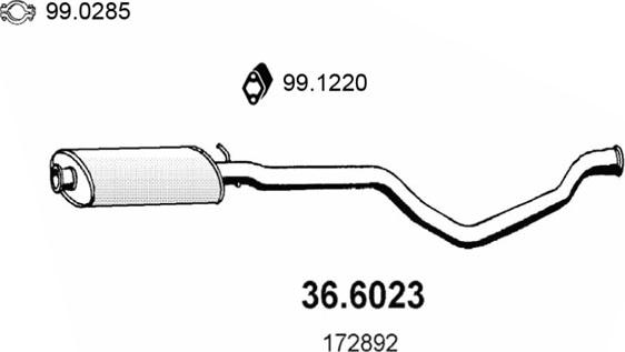 ASSO 36.6023 - Средно гърне vvparts.bg