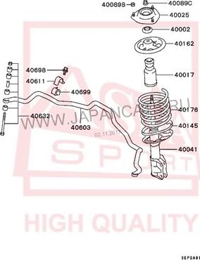 ASVA 0407-003 - Лагерна втулка, стабилизатор vvparts.bg