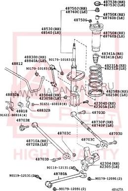 ASVA 0101-464L - Тампон, носач vvparts.bg