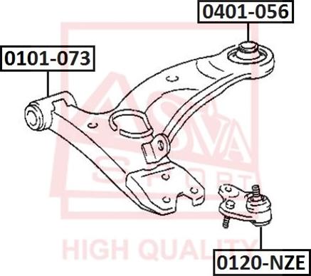 ASVA 0120-NZE - Шарнири vvparts.bg