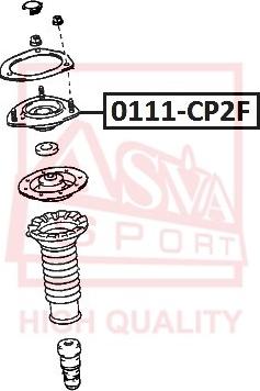 ASVA 0111-CP2F - Тампон на макферсън vvparts.bg