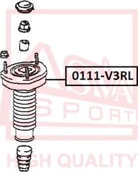 ASVA 0111-V3RL - Тампон на макферсън vvparts.bg