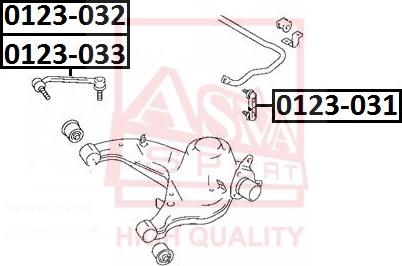 ASVA 0123-031 - Биалета vvparts.bg