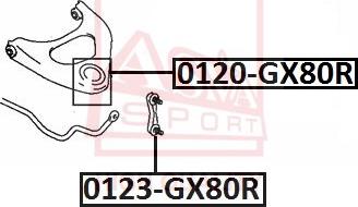 ASVA 0123-GX80R - Биалета vvparts.bg