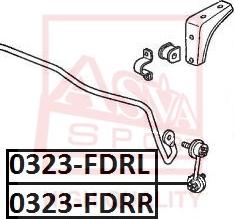 ASVA 0323-FDRL - Биалета vvparts.bg