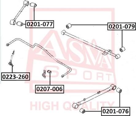 ASVA 0223-260 - Биалета vvparts.bg