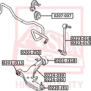 ASVA 0223-014 - Биалета vvparts.bg