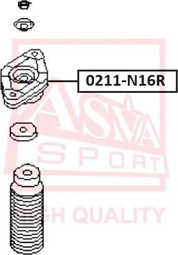 ASVA 0211-N16R - Тампон на макферсън vvparts.bg