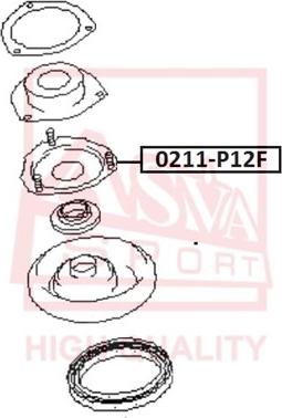 ASVA 0211-P12F - Тампон на макферсън vvparts.bg