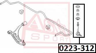 ASVA 0223-312 - Биалета vvparts.bg