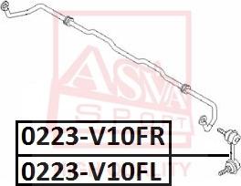 ASVA 0223-V10FL - Биалета vvparts.bg