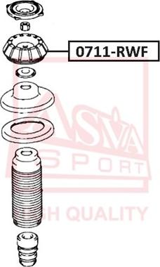 ASVA 0711-RWF - Тампон на макферсън vvparts.bg