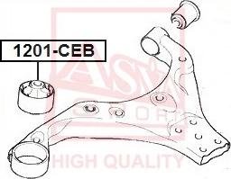 ASVA 1201-CEB - Тампон, носач vvparts.bg