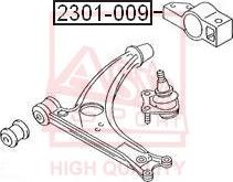 ASVA 2301-009 - Тампон, носач vvparts.bg