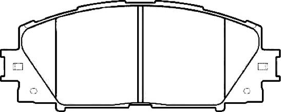 ASVA AKD-52270 - Комплект спирачно феродо, дискови спирачки vvparts.bg