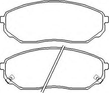 Metzger 1041.12 - Комплект спирачно феродо, дискови спирачки vvparts.bg