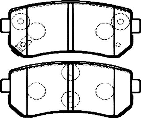 Klaxcar France 24495z - Комплект спирачно феродо, дискови спирачки vvparts.bg