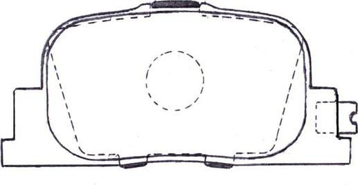 ASVA AKD-0510 - Комплект спирачно феродо, дискови спирачки vvparts.bg
