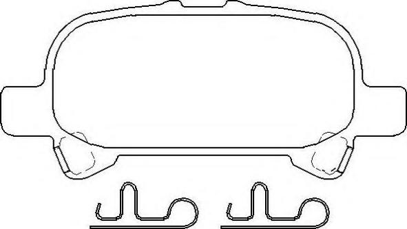 TRW GDB7200S - Комплект спирачно феродо, дискови спирачки vvparts.bg