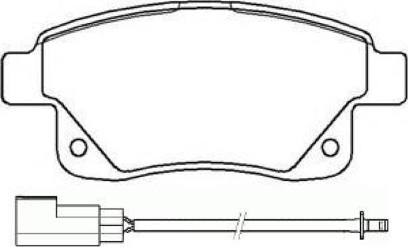 ASVA AKD-0046 - Комплект спирачно феродо, дискови спирачки vvparts.bg