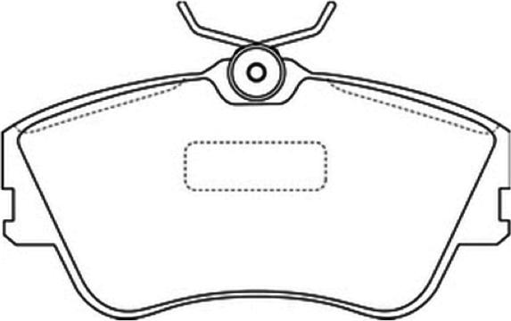 ASVA AKD-0160 - Комплект спирачно феродо, дискови спирачки vvparts.bg