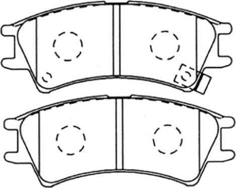 SACHS 111_0609 - Комплект спирачно феродо, дискови спирачки vvparts.bg