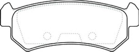 Triscan 28BK157 - Комплект спирачно феродо, дискови спирачки vvparts.bg