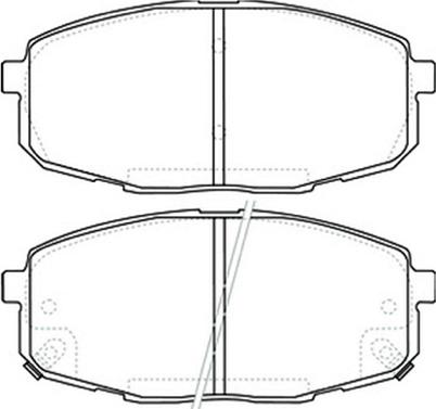 ASVA AKD-0373 - Комплект спирачно феродо, дискови спирачки vvparts.bg