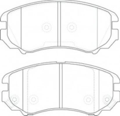 ASVA AKD-03773 - Комплект спирачно феродо, дискови спирачки vvparts.bg