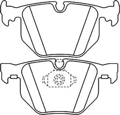 ASVA AKD-0228 - Комплект спирачно феродо, дискови спирачки vvparts.bg