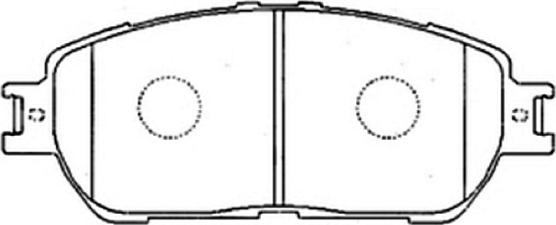 ASVA AKD-1480 - Комплект спирачно феродо, дискови спирачки vvparts.bg