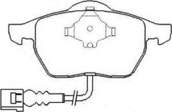 ASVA AKD-1029 - Комплект спирачно феродо, дискови спирачки vvparts.bg