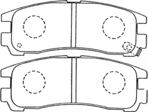 ASVA AKD-1078 - Комплект спирачно феродо, дискови спирачки vvparts.bg