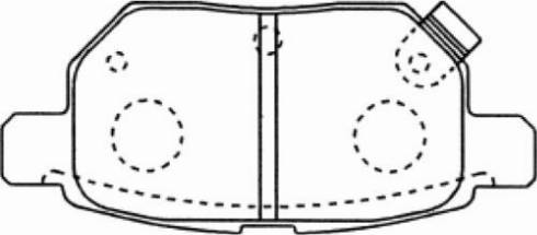 Quinton Hazell BP1618 - Комплект спирачно феродо, дискови спирачки vvparts.bg