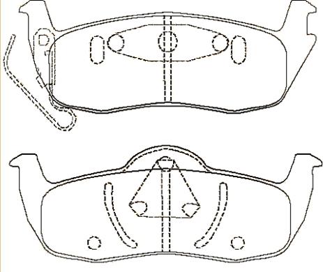 ASVA AKD-871AB - Комплект спирачно феродо, дискови спирачки vvparts.bg