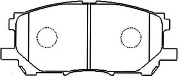 ASVA AKDC-1497 - Комплект спирачно феродо, дискови спирачки vvparts.bg