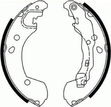 ASVA AKS-0583 - Комплект спирачна челюст vvparts.bg