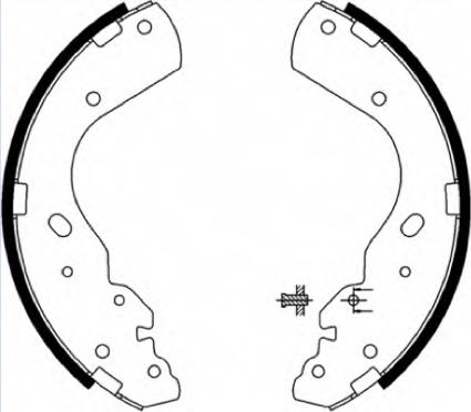 ASVA AKS-8443 - Комплект спирачна челюст vvparts.bg