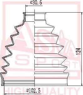 ASVA ASBT-DUC - Маншон, полуоска vvparts.bg