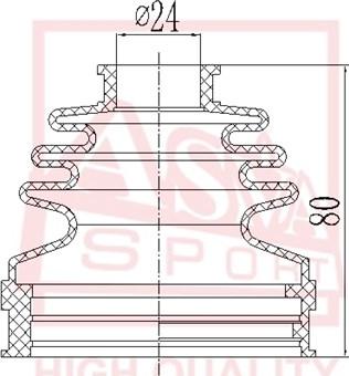 ASVA ASBT-INE83 - Маншон, полуоска vvparts.bg